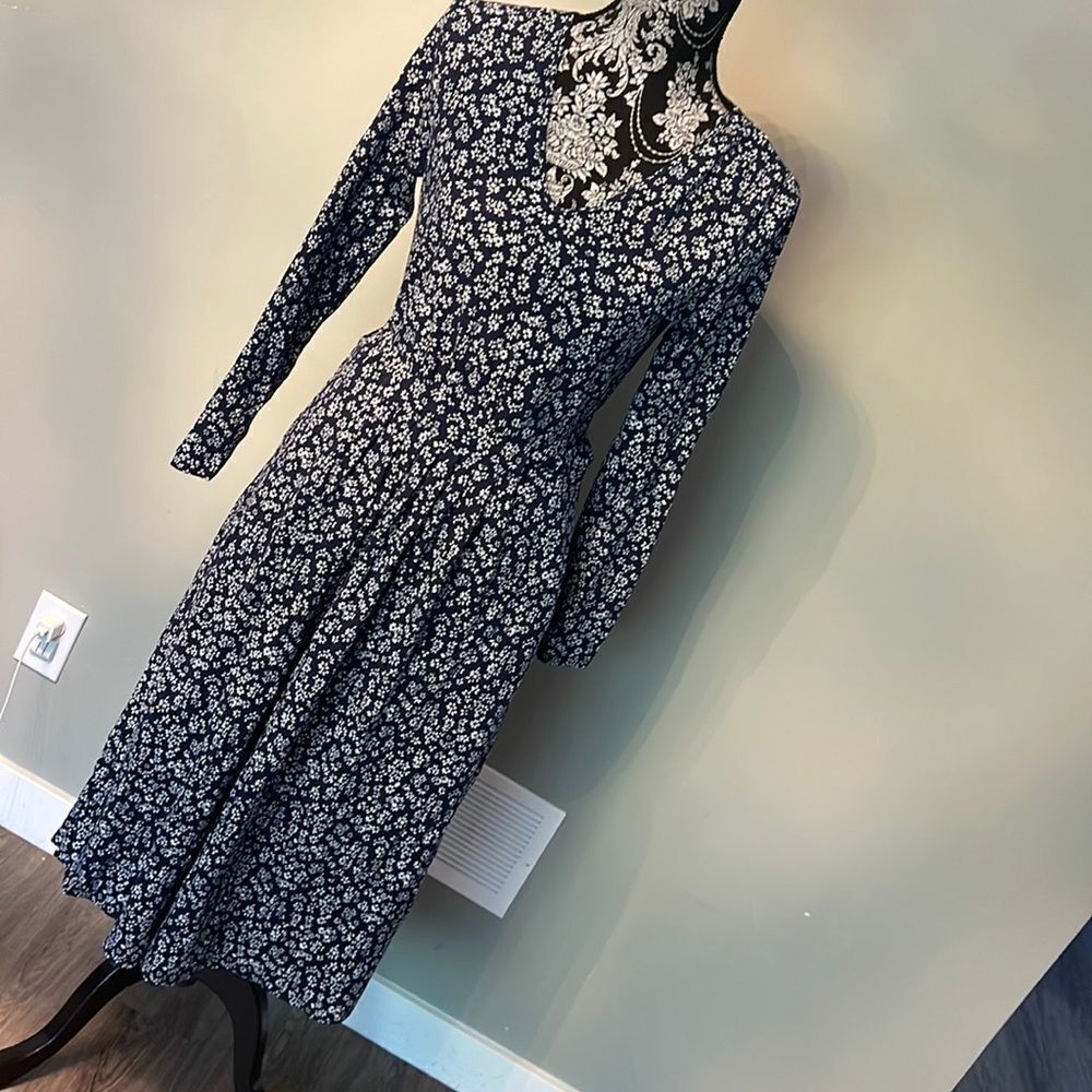 Weekend Max Mara Navy Floral Dress NEW